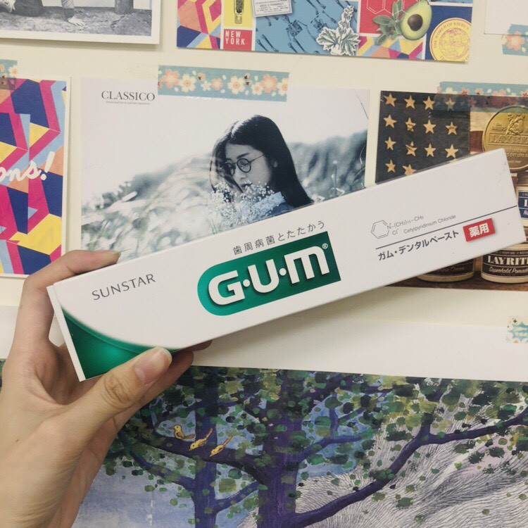 NANA實拍二店~ 日本SUNSTAR GUM G.U.M.牙周護理牙膏150g 藍色/綠色兩款供選