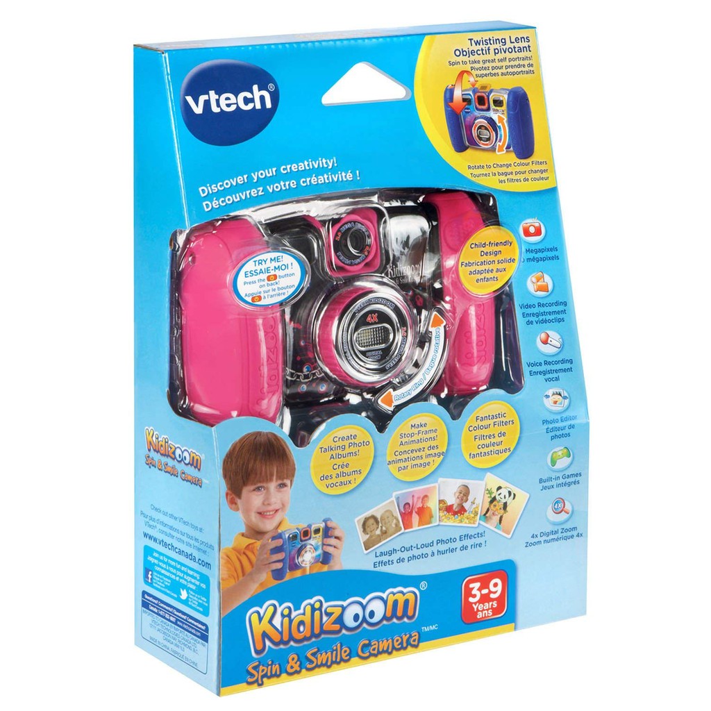 vtech kidizoom spin and smile camera