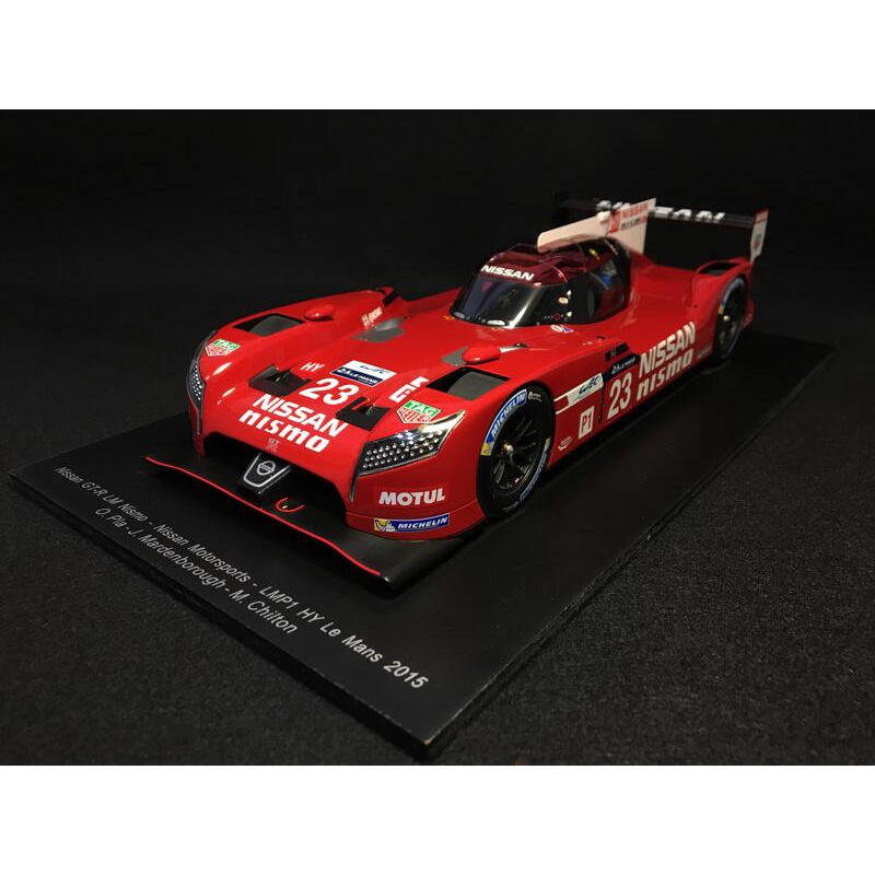 Spark 1/18 Nissan 日產 GT-R LM Nismo 23 Le Mans 利曼 2015 18S191