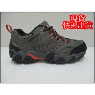 LOTTO 機能型登山鞋 動態防水 防臭避震鞋墊 岩灰綠 正品公司貨 LT2AMO6305
