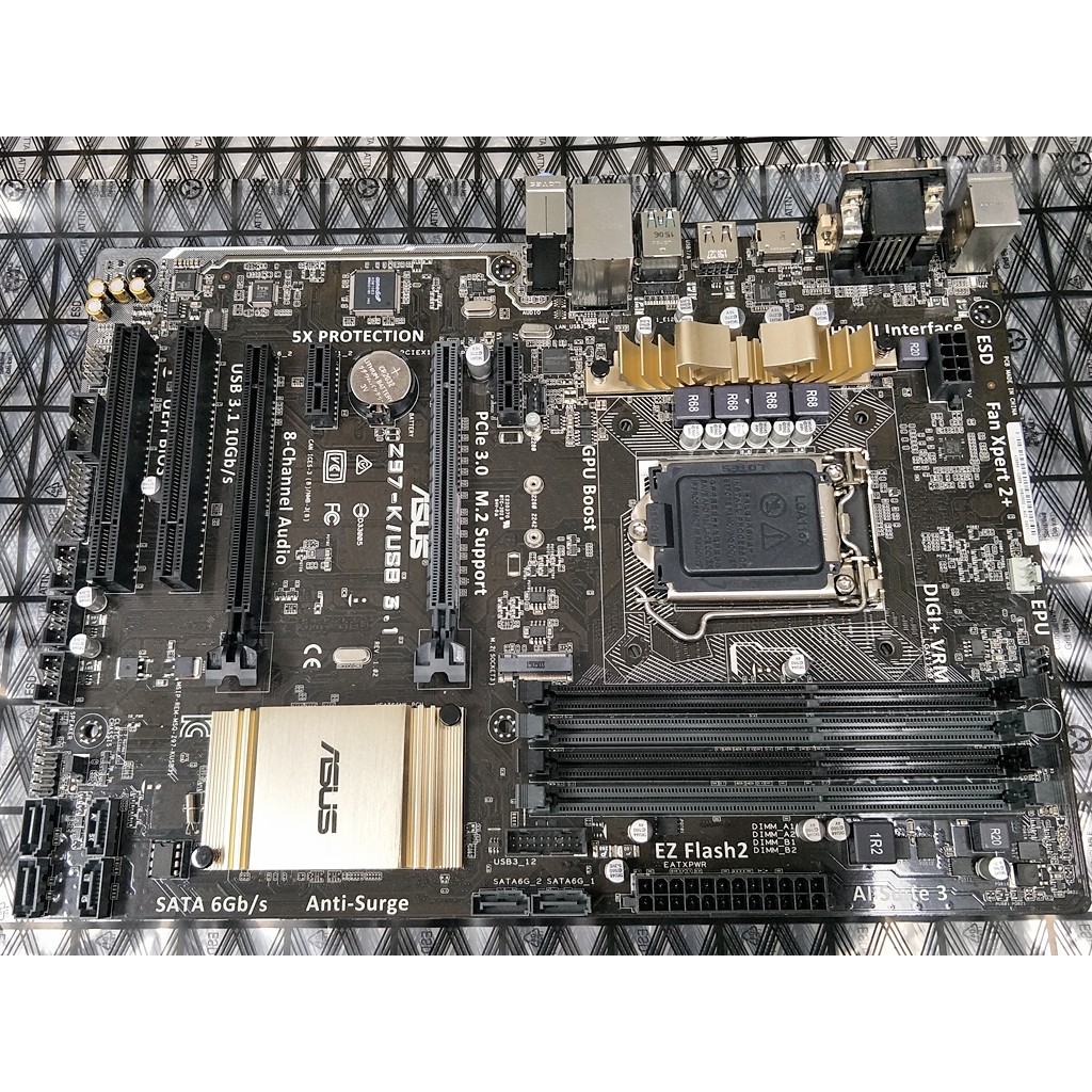 【含稅】全新未上機品 ASUS 華碩 Z97-K USB3.1 DDR3 S3 M.2 ATX 主機板 保三個月