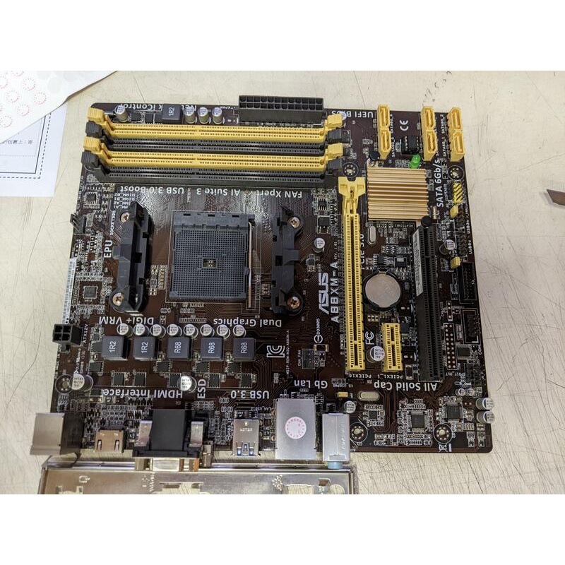 ASUS A88XM-A 主機板 /DDR3/FM2+/含擋板 二手良品 售$899元