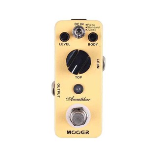 [送短導免運] Mooer Micro Series Acoustikar 電吉他模擬木吉他/民謠吉他效果器 唐尼樂器