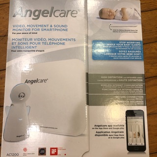 Angelcare智慧型嬰兒呼吸動態感應監視器AC1200