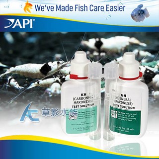 【AC草影】API 魚博士 GH/KH測試劑【一個】硬度測試 水質檢測 魚缸測試劑 軟硬水檢測