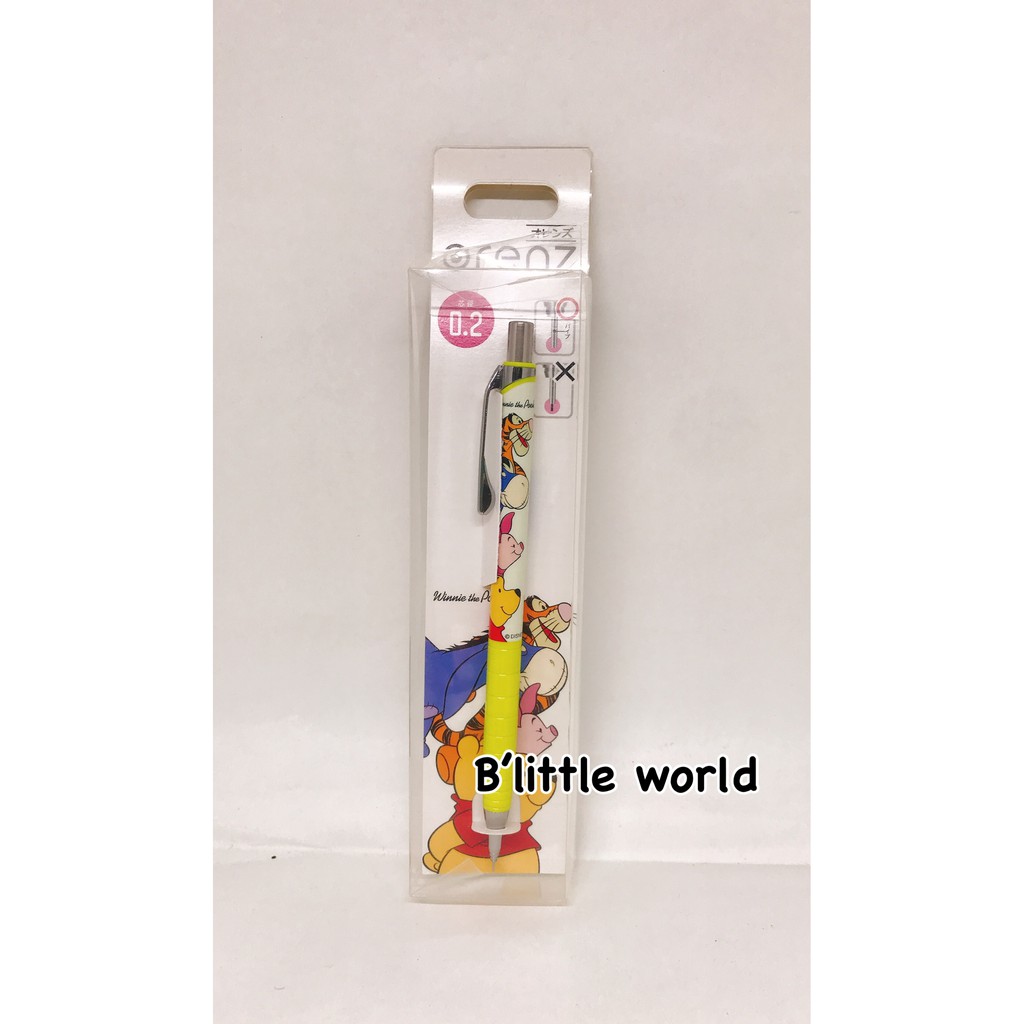 *B' Little World * [現貨]東京迪士尼專賣店限定/小熊維尼與朋友自動鉛筆(0.2mm)/東京連線