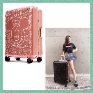 🎀【 帝安諾 - 實體店面 Disney 皇家米奇復刻款浮雕系列行李箱 迪森諾 行李箱 收納箱 旅行 箱子】🎀