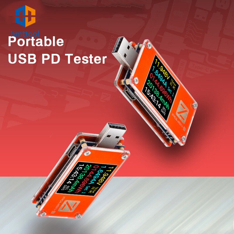 Power-z USB PD測試儀MFi識別PD誘餌儀數字電流放大器電壓Type-C KT001儀表功率檢測儀