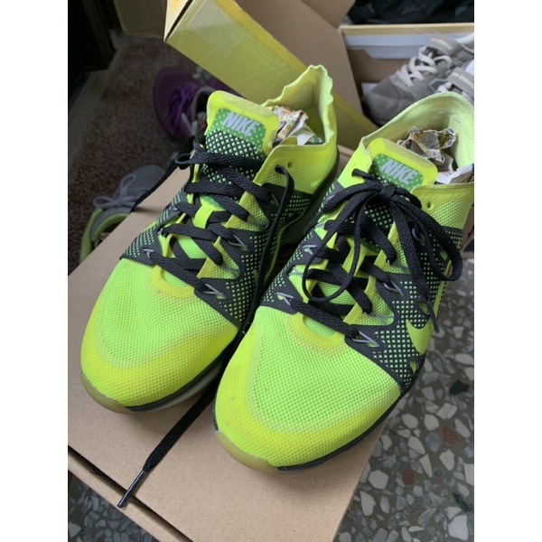 二手 Nike zoom 螢光色訓練鞋 23.5cm