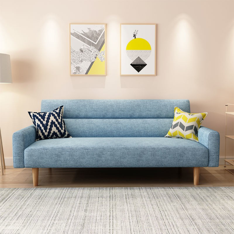 廠家直銷#簡約現代小戶型多功能小戶型布藝沙發雙人折疊沙發床兩用客廳沙發