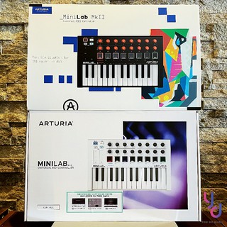 『改版出清』贈音源軟體/線材 Arturia MiniLab MKII 25鍵 MIDI 鍵盤 編曲 宅錄