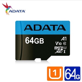 威剛 A-DATA microSDXC Premier UHS-I U1/C10 64GB 記憶卡