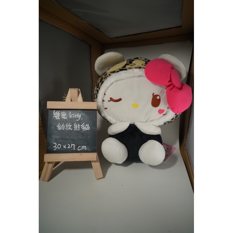 Hello kitty 娃娃 豹紋熊貓 日本空運 正版 景品 三麗鷗 凱蒂貓娃娃