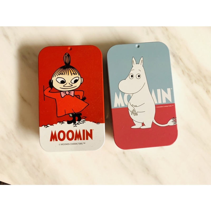 Moomin 小鐵盒兩個合售