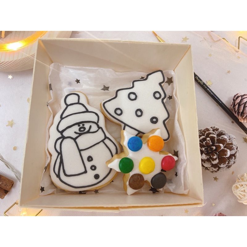 聖誕彩繪糖霜餅乾組 、DIY聖誕小屋 、聖誕趣味九宮格糖霜餅乾