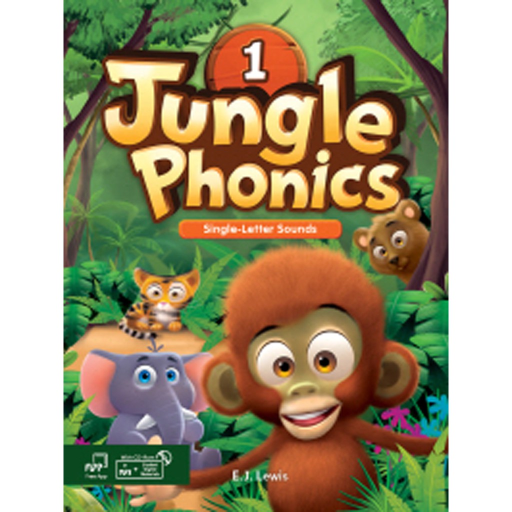 Jungle Phonics 1 (with MP3) / E.J. Lewis 文鶴書店 Crane Publishing