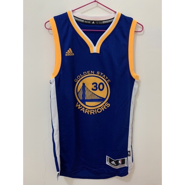 NBA adidas 愛迪達 球衣 金州勇士隊 籃球 Curry 30號 2xs（二手衣物全新衣物）