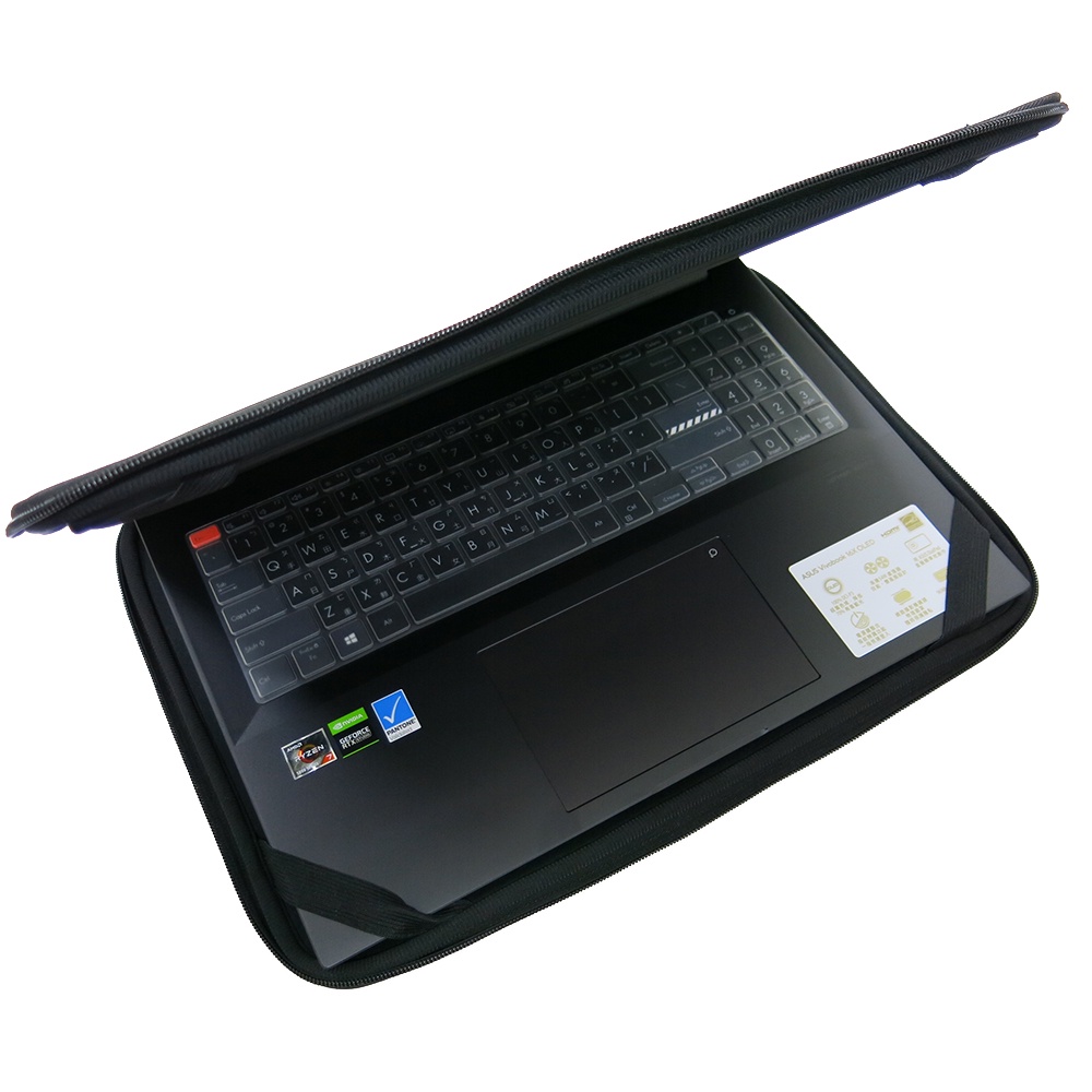 【Ez】ASUS VivoBook Pro X M7600 M7600QC 三合一防震包組 筆電包 組(15W-S)