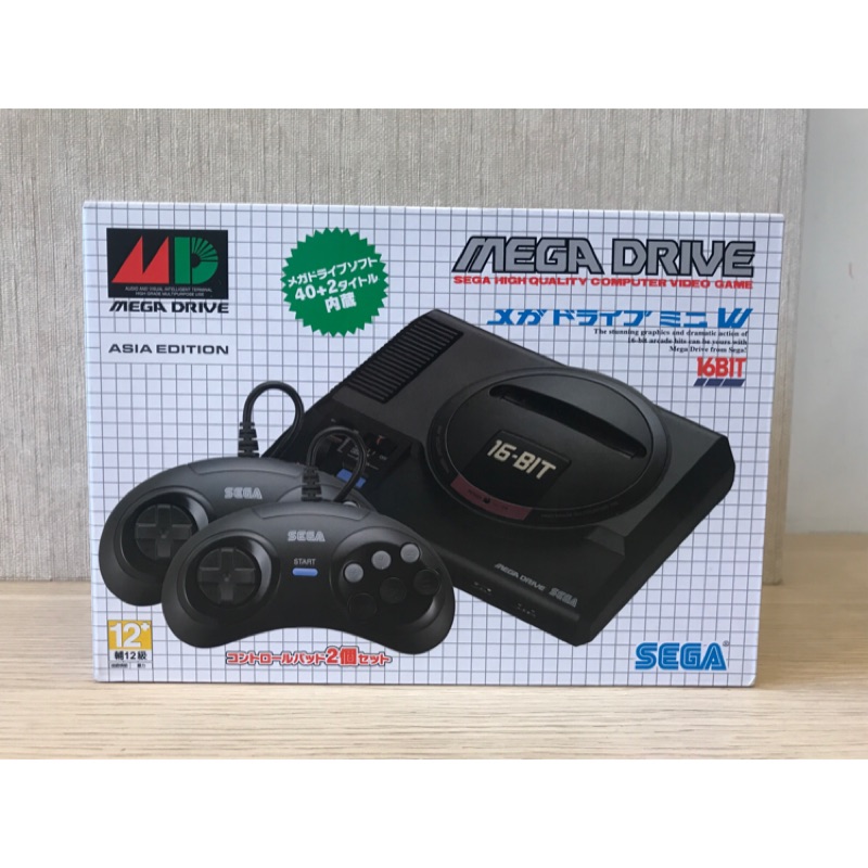 SEGA Mega Drive Mini 復古迷你主機 MD 亞洲版
