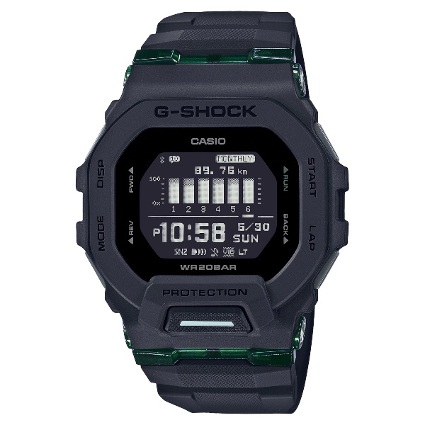 CASIO 卡西歐 G-SHOCK 路跑多功能藍芽運動手錶 GBD-200UU-1/45.9mm