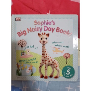 二手繪本-有聲書 翻翻書 Sophie's Big Noisy Day Book!