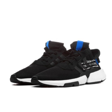 【潮鞋地帶】Adidas POD EQT 黑藍 慢跑鞋 91/18 CG6884