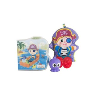 【禮盒】Lamaze拉梅茲 海盜船長 洗澡玩具 三件組 含手偶手套 噴水動物 防水故事書 美國代購 正品 綠寶貝