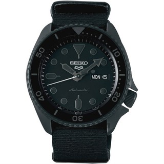Seiko 精工錶 5 Sports 4R36-07G0F(SRPD79K1)運動時尚潮流機械腕錶/黑 42.5mm