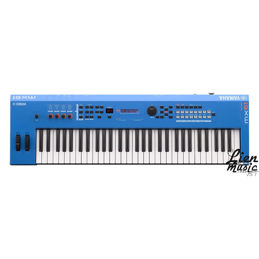 預訂『立恩樂器』★免運★  台南 YAMAHA 經銷商 MX61 61鍵 合成器 鍵盤 藍色