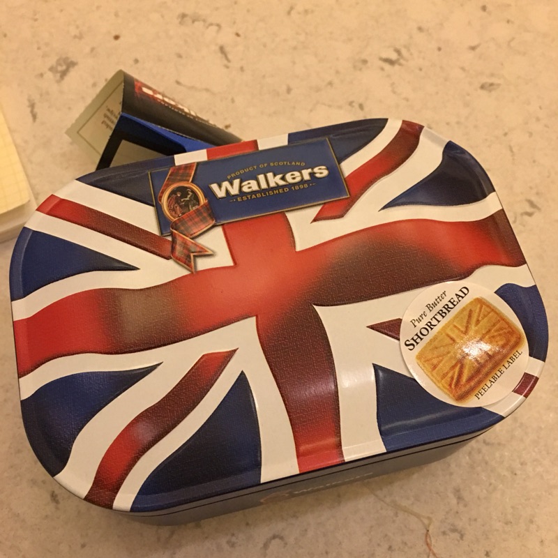 英國帶回 國旗馬口鐵盒餅乾450