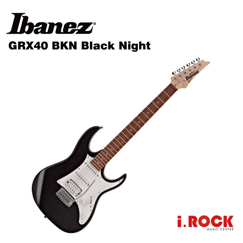 Ibanez GRX40 BKN Black Night 電吉他【i.ROCK 愛樂客樂器】