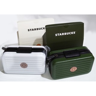 收納箱居家雜貨置物包置物箱系列 starbucks 星巴克 行李箱收納包 橄欖綠 極光白 各色單賣