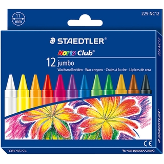【施德樓STAEDTLER】加寬型兒童無毒油蠟筆／12色 TAAZE讀冊生活網路書店
