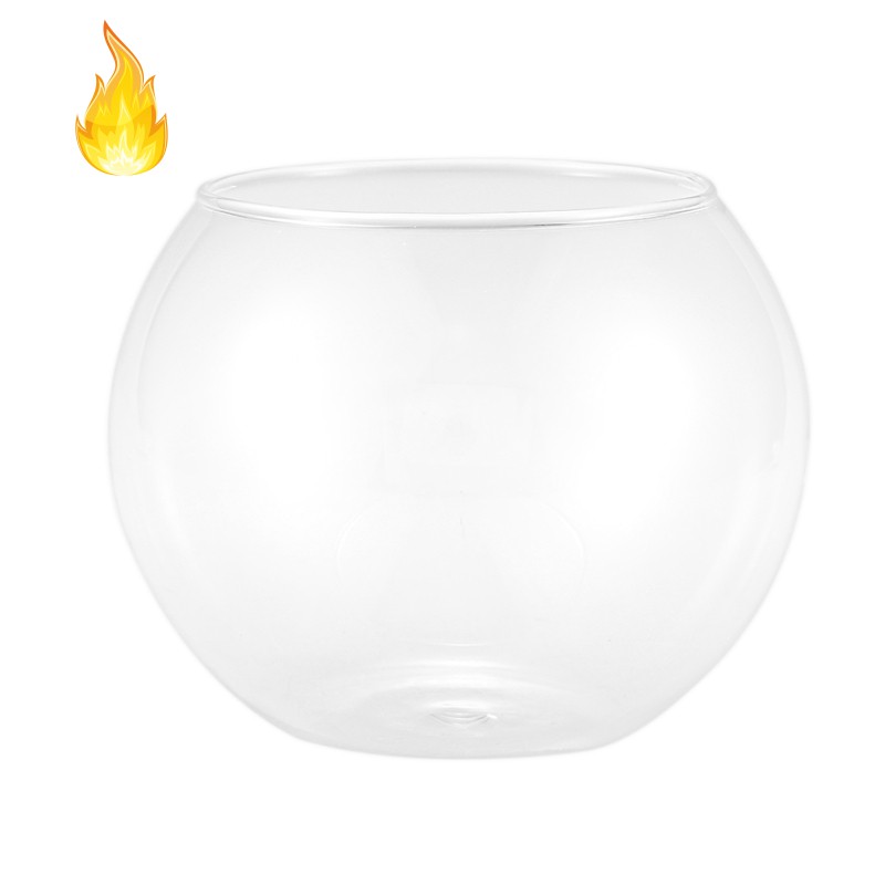 透明玻璃魚缸圓形球形花瓶