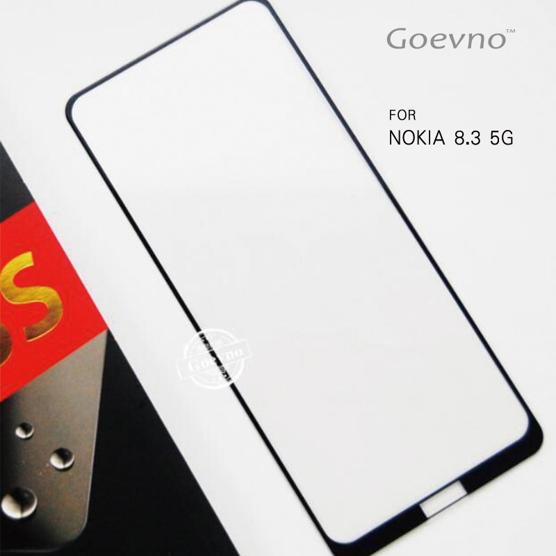 Goevno NOKIA 8.3 5G 滿版玻璃貼 全屏 滿版 鋼化膜 9H硬度