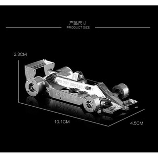 3D金屬拼圖.3D金屬摸型F1 蓮花賽車二片裝