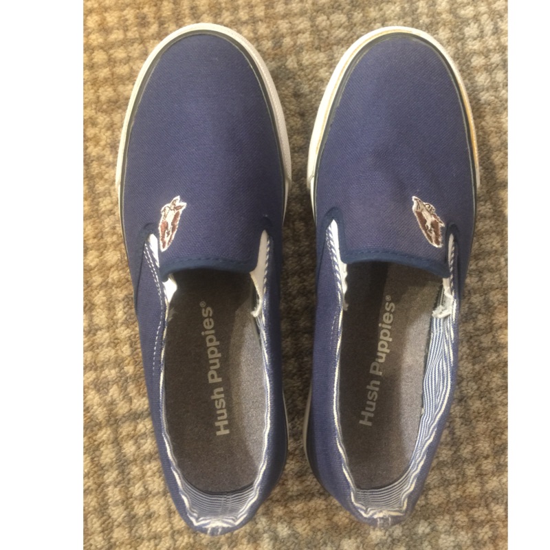 全新 Hush puppies 藍色布鞋 5號/35號鞋