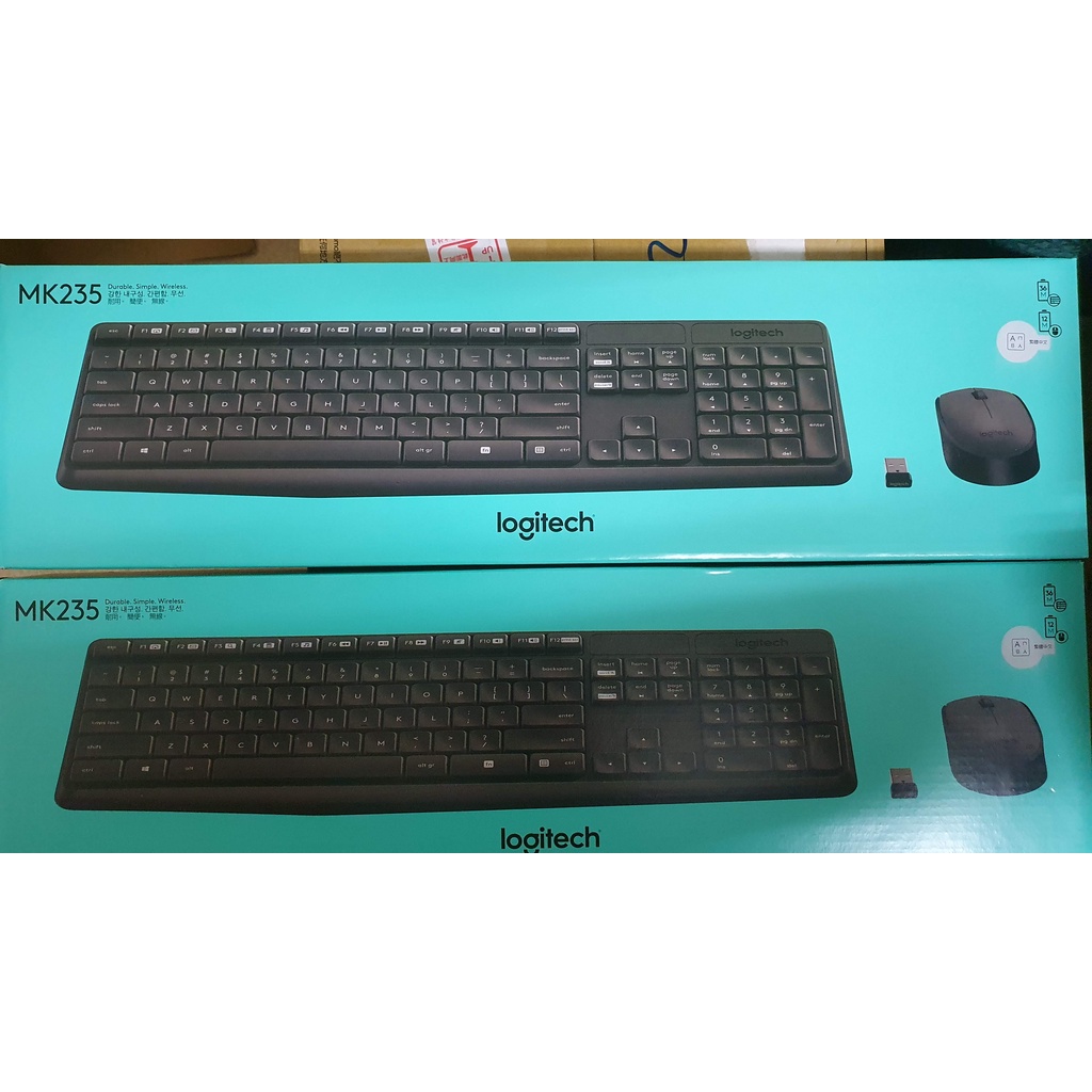 (當天出貨)Logitech 羅技 MK235 無線滑鼠鍵盤組