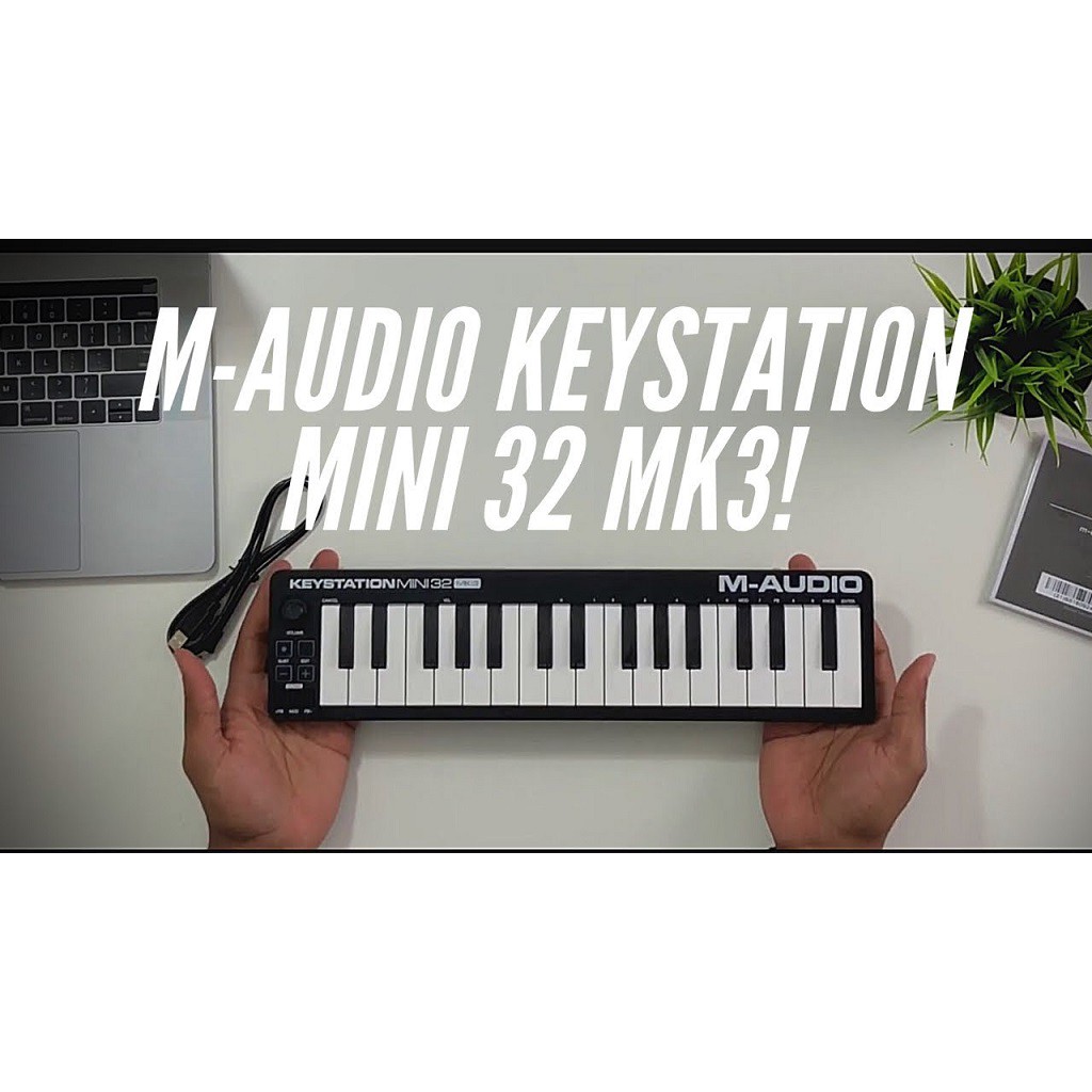魔立樂器高雄> M-audio Keystation Mini 32主控鍵盤MK3 全新第三代迷你midi鍵盤| 蝦皮購物