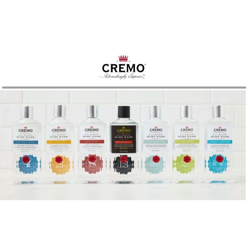 美國Cremo 男士香氛沐浴露473ml