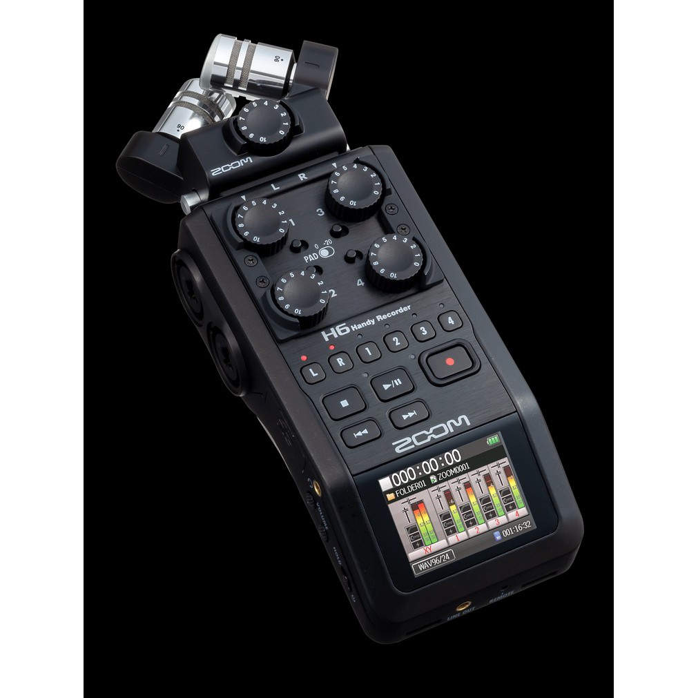 現貨】2020版ZOOM H6 Black (無MSH-6版)專業型錄音筆錄音機/ XY立體聲