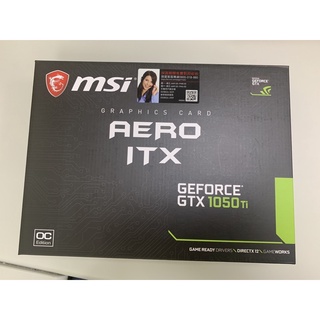 MSI GeForce GTX1050Ti AERO 4G OCV1顯示卡