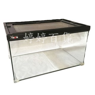 HIROTA 宣龍 RP-4525 爬蟲缸【45 x 30 x 26 cm】玻璃 爬缸 網蓋 寵物缸 蜥蜴 陸龜 守宮