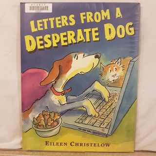 二手書📗英文繪本Letters from a Desperate Dog//Eileen Christelow//動物