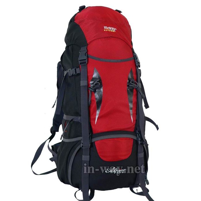 挪威品牌 INWAY 自助旅行背包 專業登山健行背包 登山背包 登山包ALPINE60+10L 公司貨保固2年送攻頂包