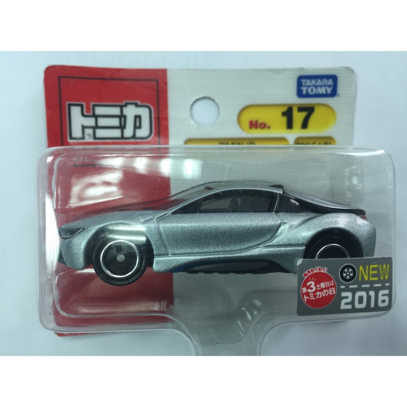 日版 Tomica 17 BMW i8 新車貼