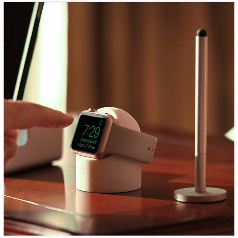 蘋果手錶矽膠支架Apple Watch 7 6 5 4 3通用充電支架 創意手錶充電支架 充電支架