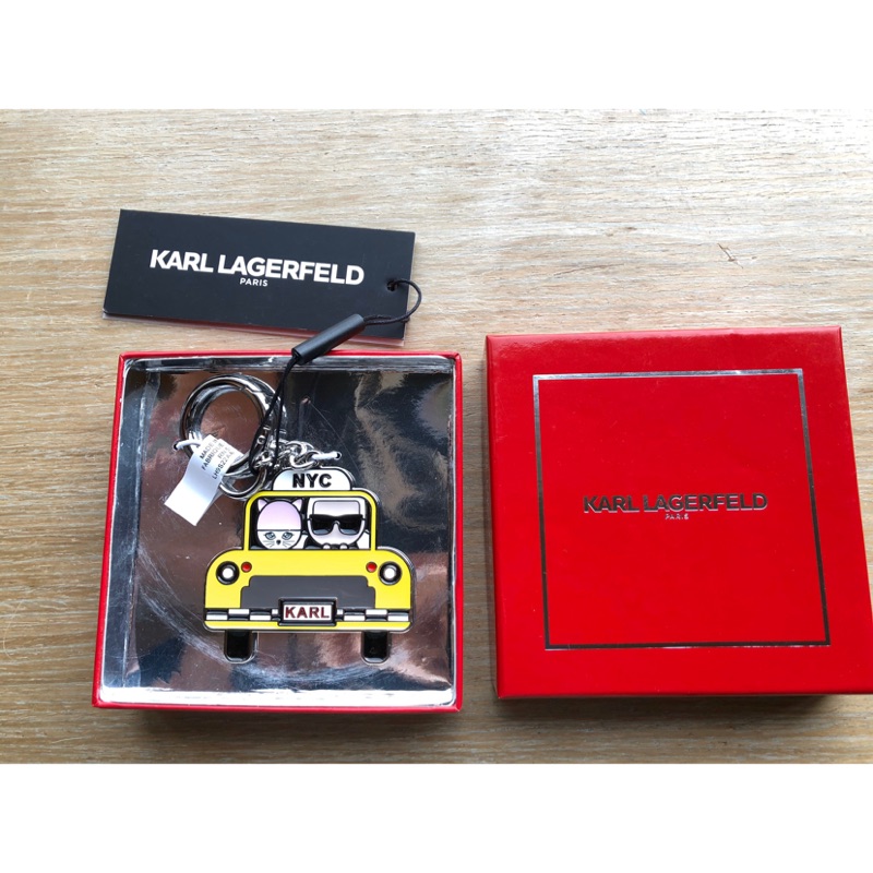 🔅全新🔅 Karl Lagerfeld卡爾🔅計程車鑰匙圈🔅