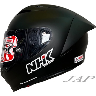 NHK GP-R Tech 素色 消光黑 選手帽 全罩式安全帽