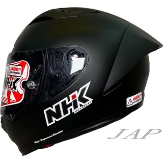 NHK GP-R Tech 素色 消光黑 選手帽 全罩式安全帽《遠古騎士》